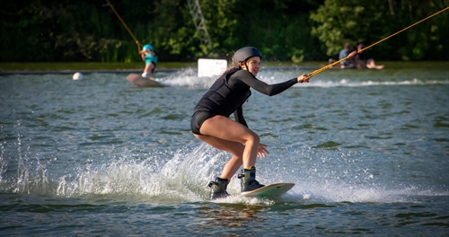 Storing water sports equipment